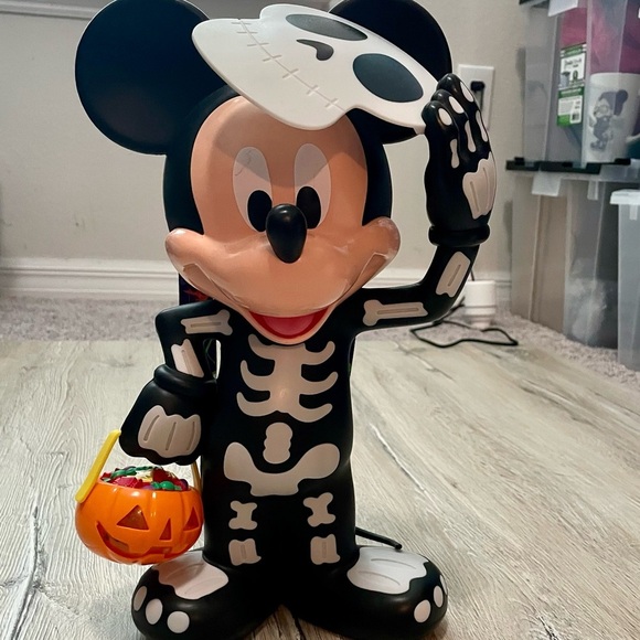 Disney Mickey Mouse Skeleton Popcorn Bucket - Halloween - Picture 2 of 11